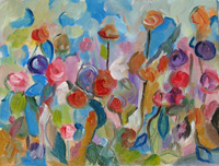 Abstract Flower Garden