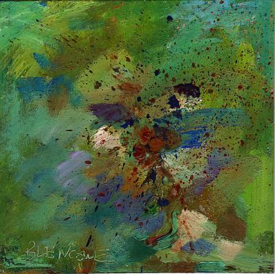 Abstract Expressionist Daily Painting Spring II