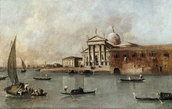 Venice: A View of the Church of San Giorgio Maggiore Seen from the Giudecca