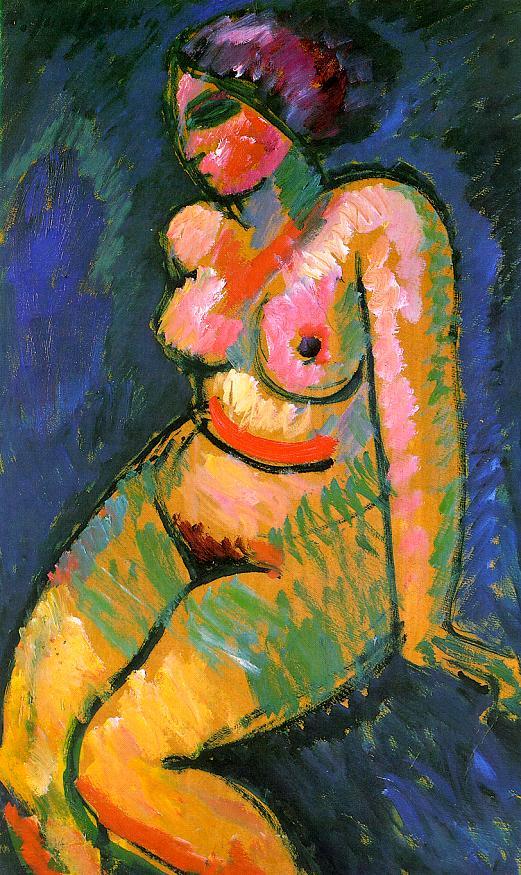 Seated Female Nude