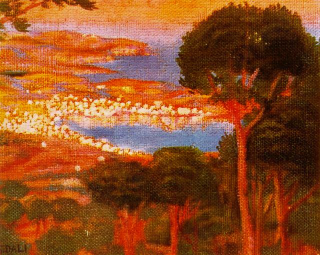 View of Cadaques With Shadow of Mount Pani