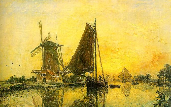 Boats Near The Mill