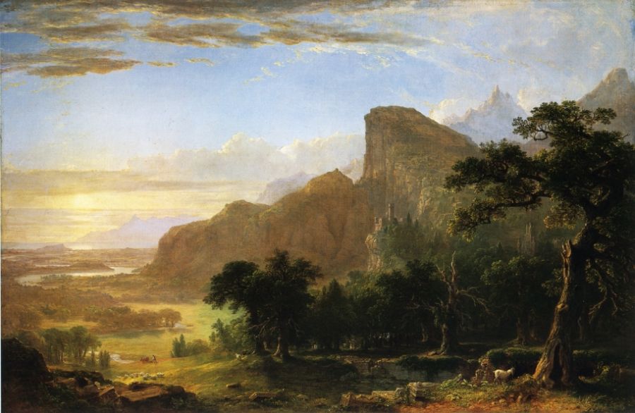 Landscape Scene from &#39;Thanatopsis&#39;
