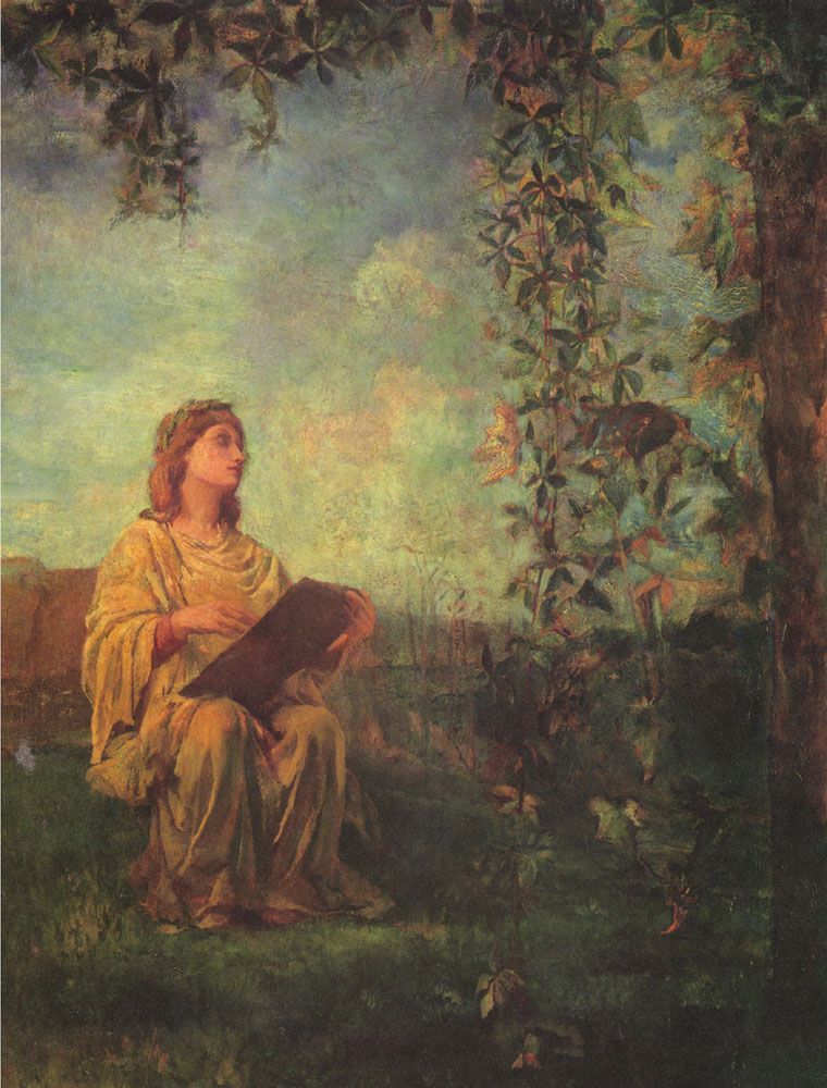 Seated Figure in Yellow