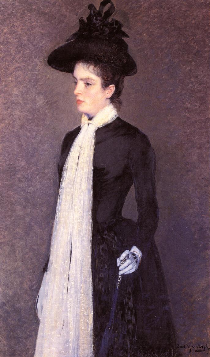 Portrait of a Woman in Black