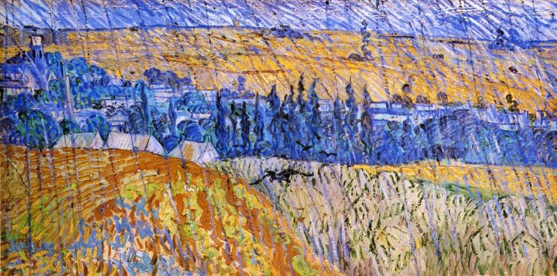 Landscape in the Rain