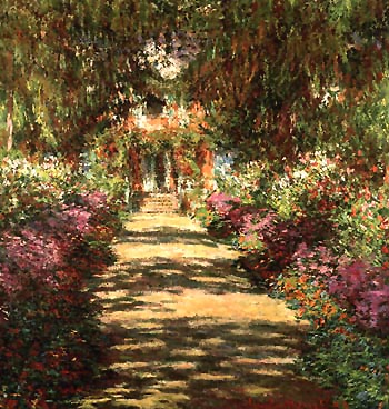 Claude Monet Avenue in the Artists Garden