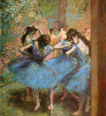 Edgar Degas Blue Dancers 1893
