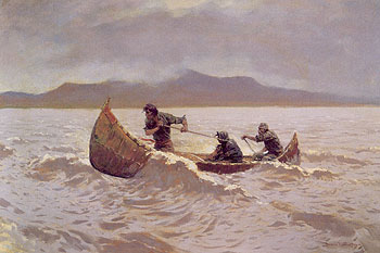Frederic Remington The Howl of the Weather 1905