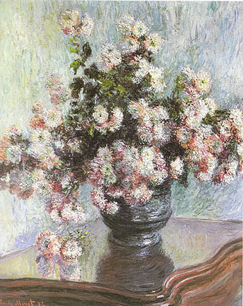 Claude Monet Chrysanthemums 1882