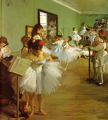 Edgar Degas The Dance Class 1874