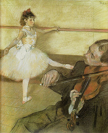 Edgar Degas The Dance Lesson circa 1879