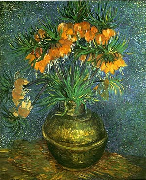 Vincent van Gogh Fritillaries in a Cooper Vase
