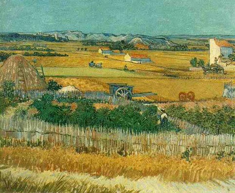 Vincent van Gogh Harvest at La Crau