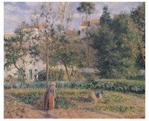 Camille Pissarro Vegetable Garden at the Hermitage, Pontoise