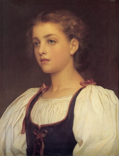Frederic lord Leighton Biondina paintings reproduction