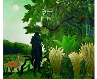 Henri Rousseau La Charmeuse de Serpents oil painting