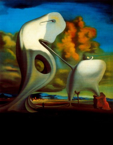 Salvador Dali the architectural angelus of millet