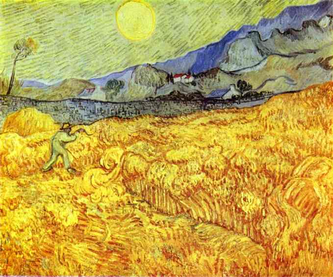 Vincent Van Gogh Reaper 1889