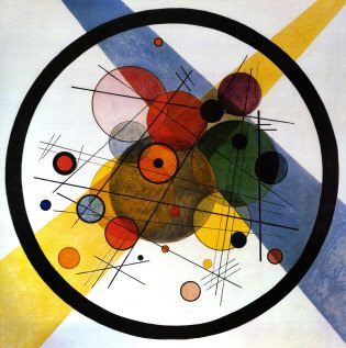 Wassily Kandinsky Circles in Circle