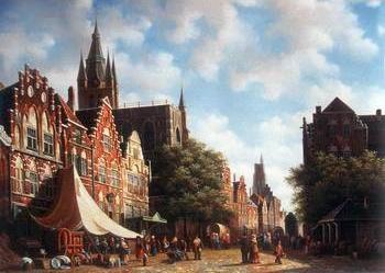 European city street landsacpe