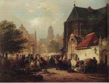 European citystreet landsacpe