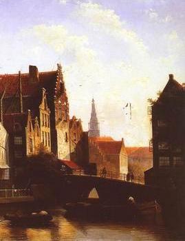 European city landscape, street landsacpe, construction