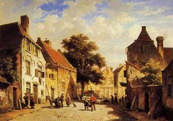 European citystreet landsacpe