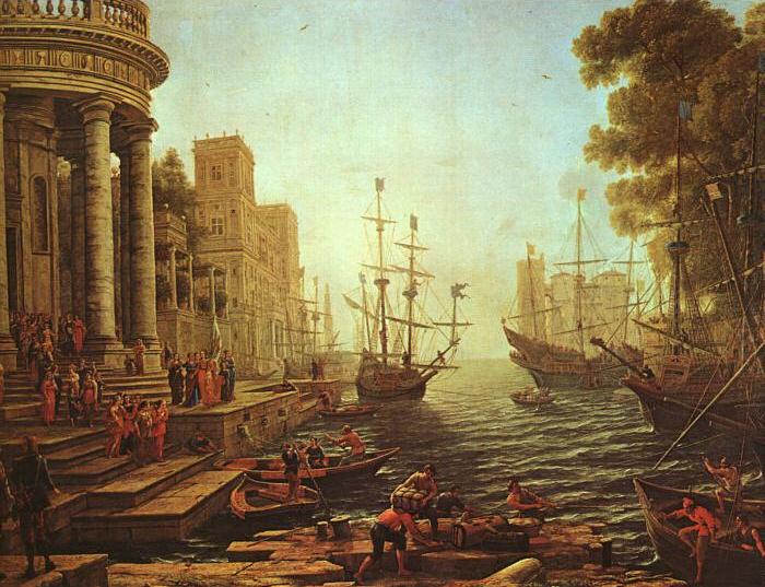 Seaport : The Embarkation of St.Ursula