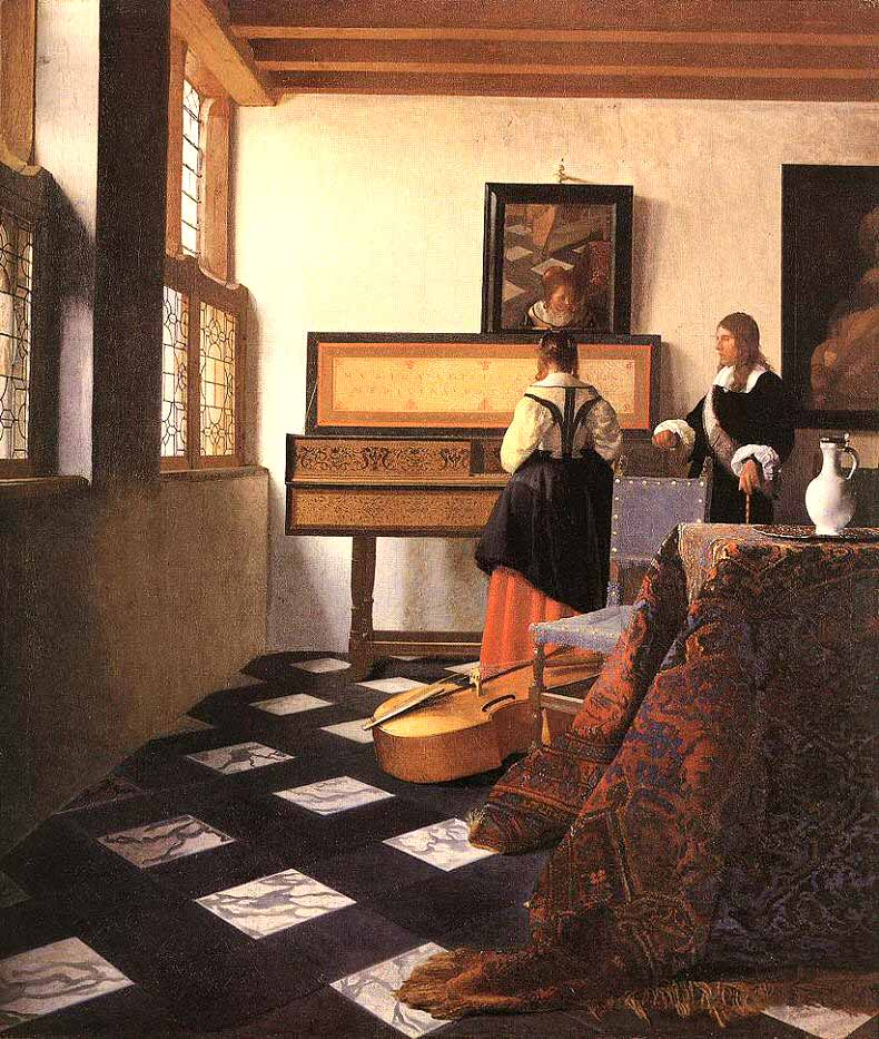 A Lady at the Virginals with a Gentleman