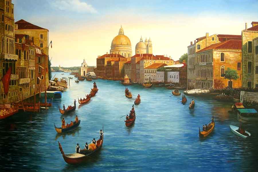 Venice Regatta on Grand Canal