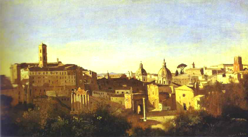 The Forum Seen from the Farnese Gardens
