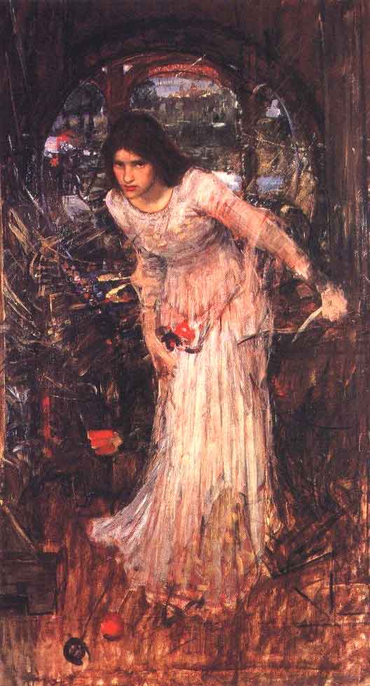 The Lady of Shalott Study