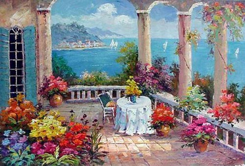 Colorful Patio