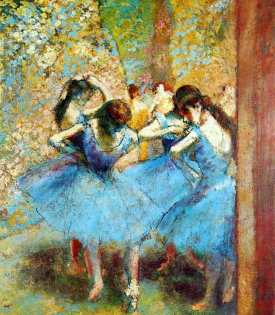 Dancers in Blue