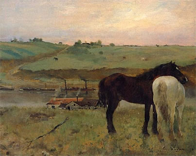 Horses in a Meadow