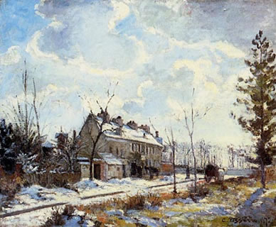 Louveciennes Road, The Effect of Snow