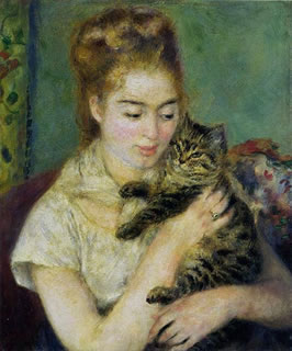 Woman with a Cat