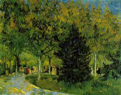 A Lane in the Public Garden at Arles