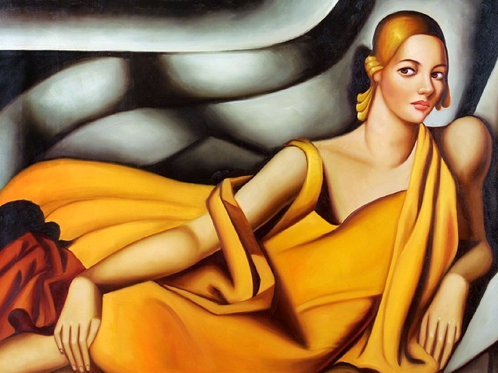 Lady in Yellow