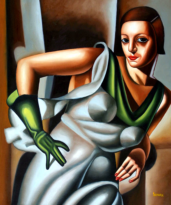 Lady with the Green Gloves