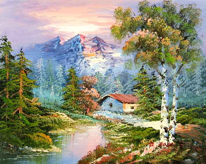 Classic Mountain Landscape