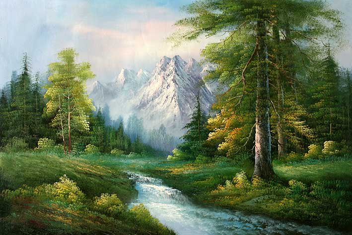 Classic Mountain Landscape