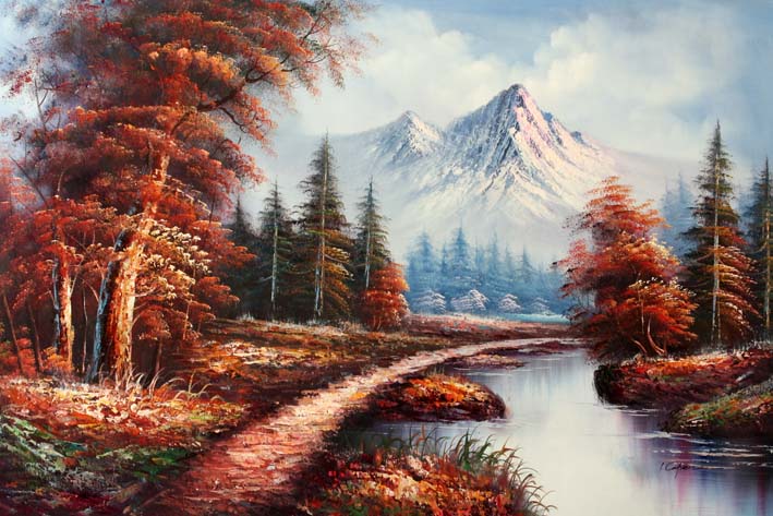 Classic Mountain Landscape