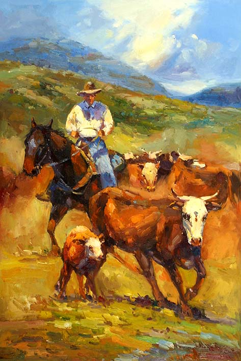 Collecting Cow and Calf