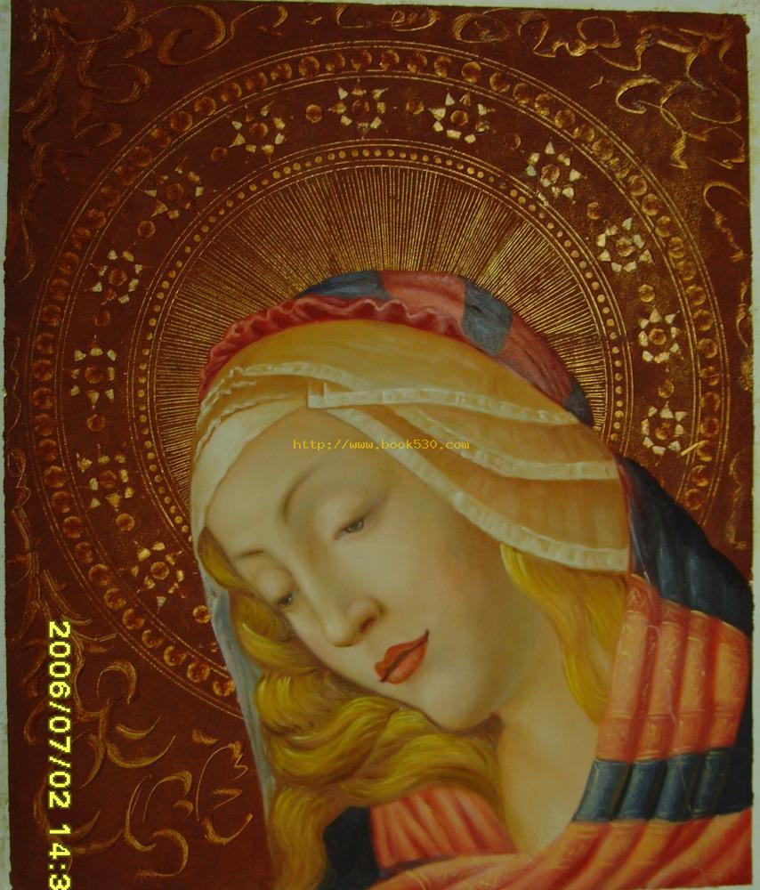 gold dame oil painting No.2