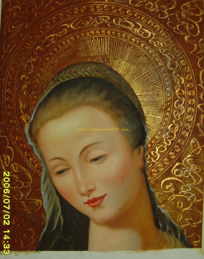 gold dame oil painting No.1