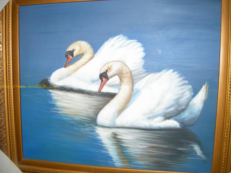 Beautiful swan Oil Painting