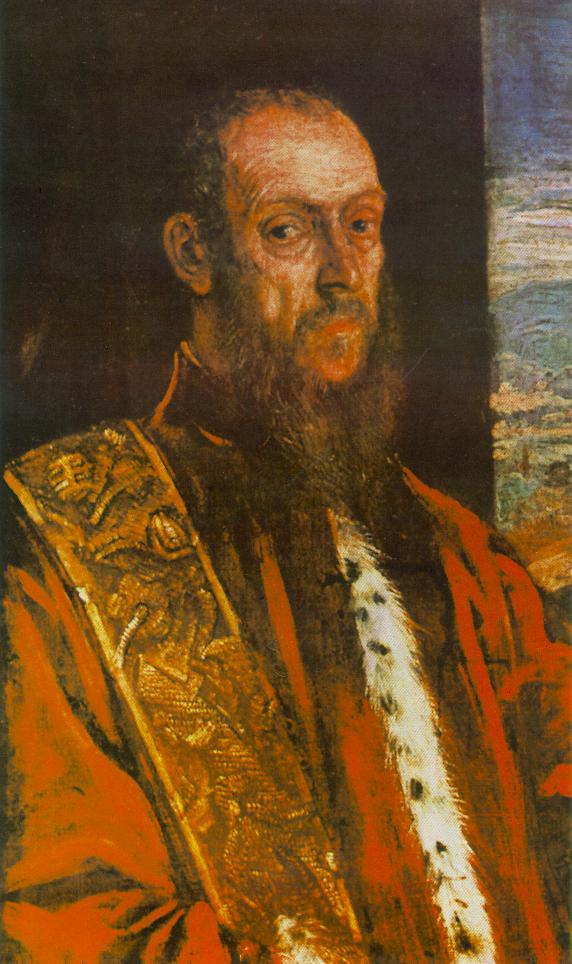 TINTORETTO Portrait of Vincenzo Morosini