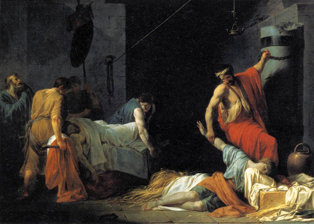 PEYRON Jean Francois Pierre The Funeral of Miltiades